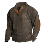 Carson | Men's Ribbed Button-Up Sweater