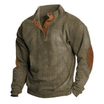 Carson | Men's Ribbed Button-Up Sweater