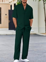 Bennett | Relaxed Short-Sleeve Shirt & Pant Set