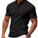Mercer | Premium Textured Knit Polo Shirt