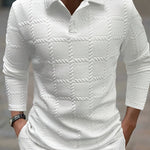 Sterling | Premium Textured Jacquard Polo