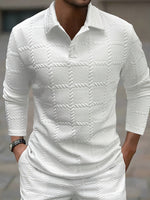 Sterling | Premium Textured Jacquard Polo