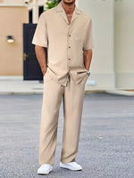 Bennett | Relaxed Short-Sleeve Shirt & Pant Set
