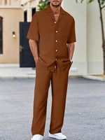 Bennett | Relaxed Short-Sleeve Shirt & Pant Set