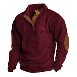 Carson | Men's Ribbed Button-Up Sweater