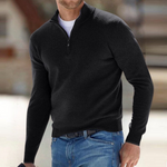 Logan | Refined Casual Zip-Up Sweater