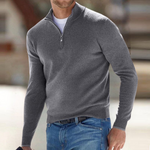 Logan | Refined Casual Zip-Up Sweater