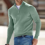 Logan | Refined Casual Zip-Up Sweater