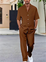 Bennett | Relaxed Short-Sleeve Shirt & Pant Set