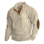Carson | Men's Ribbed Button-Up Sweater